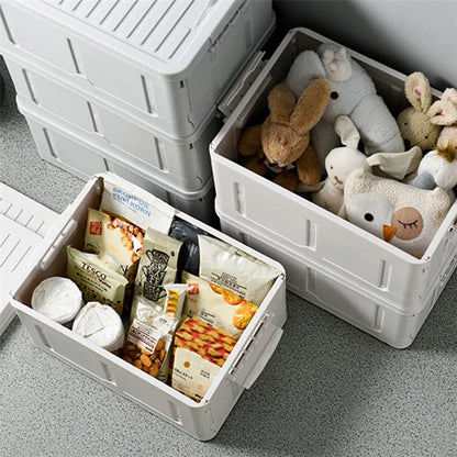 Sundries Organizer Container Multifunction Foldable Plastic Storage Box, 49x34x23.5cm