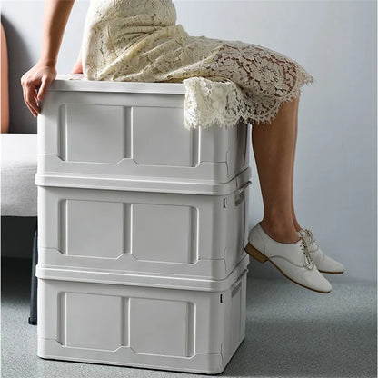 Sundries Organizer Container Multifunction Foldable Plastic Storage Box, 49x34x23.5cm