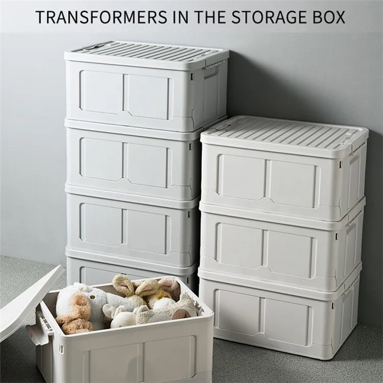 Sundries Organizer Container Multifunction Foldable Plastic Storage Box, 49x34x23.5cm