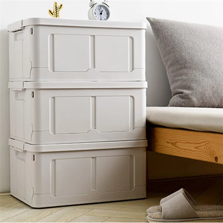 Sundries Organizer Container Multifunction Foldable Plastic Storage Box, 49x34x23.5cm