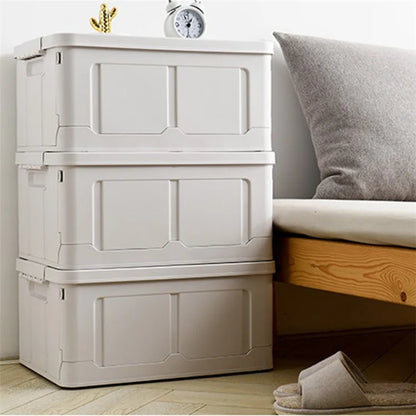 Sundries Organizer Container Multifunction Foldable Plastic Storage Box, 49x34x23.5cm