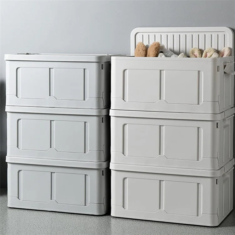 Sundries Organizer Container Multifunction Foldable Plastic Storage Box, 49x34x23.5cm
