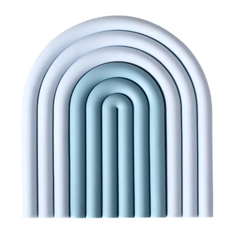 Rainbow Shape High Temperature Resistant Coaster Dining Table Mat Insulation Pad
