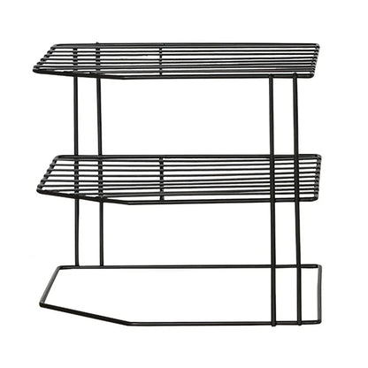 Multipurpose Metal Three Layer Corner Storage Shelf for Kitchen Bathroom