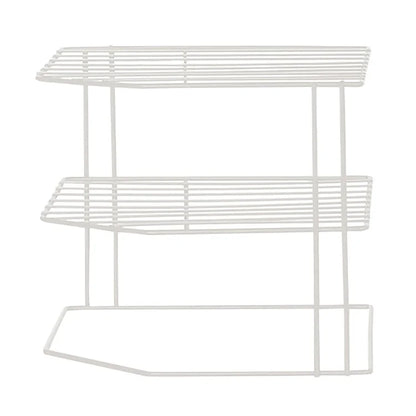 Multipurpose Metal Three Layer Corner Storage Shelf for Kitchen Bathroom