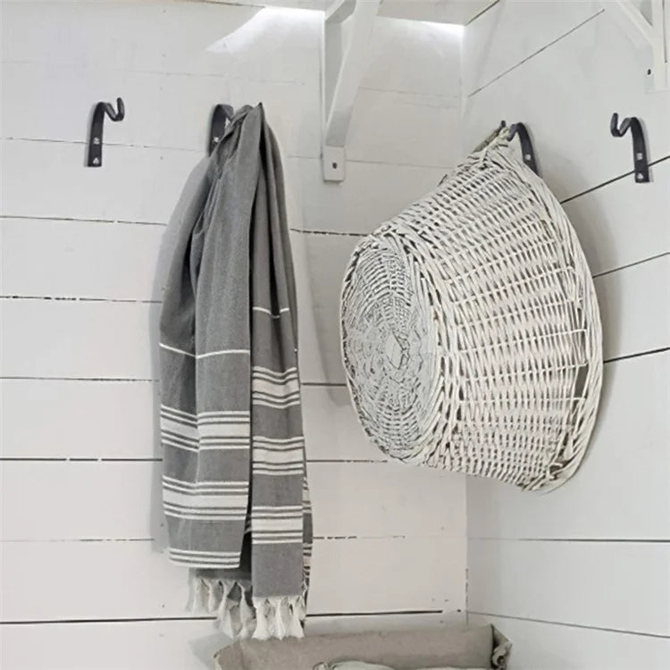 Bending S-Shape Wall Hanging Flower Pot Support Bracket Plants Holder Hook