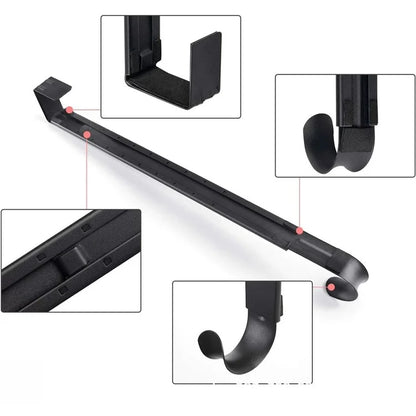Christmas Wreath Hook Telescopic Hanger Removable Over The Door Storage Rack