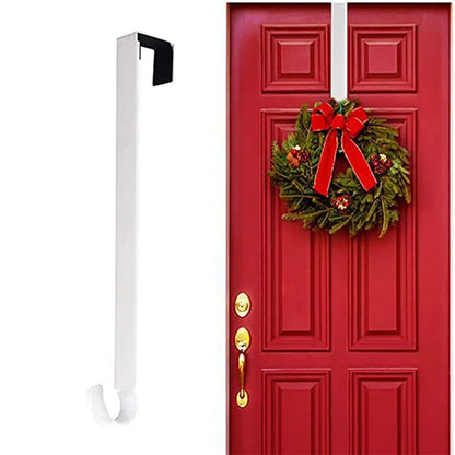 Christmas Wreath Hook Telescopic Hanger Removable Over The Door Storage Rack