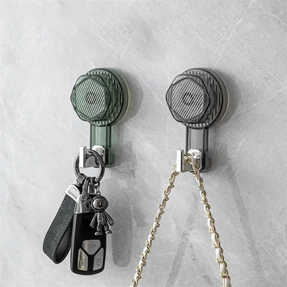 Rotating Suction Cup Hanging Hook Strong Load Bearing Wall Mounted Hanger