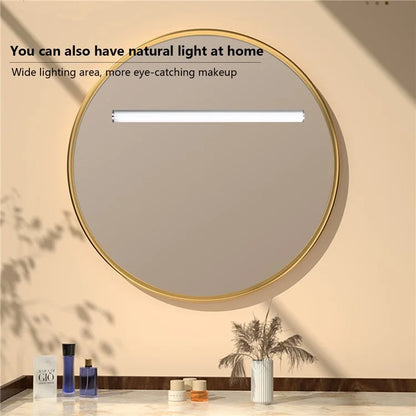 MFL-01 Suction Cup Mounted Mirror Front Makeup Fill Light Rechargeable Aluminum Alloy Light Bar