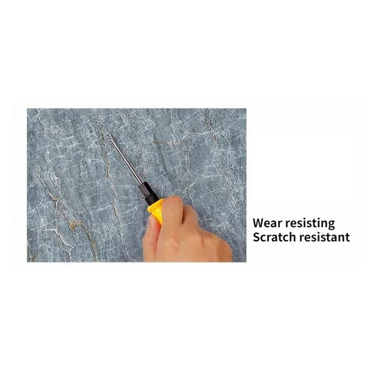 Marble Pattern Waterproof PVC Kitchen Wallpaper Self-Adhesive Heat-Resistant Sticker, 40x200cm