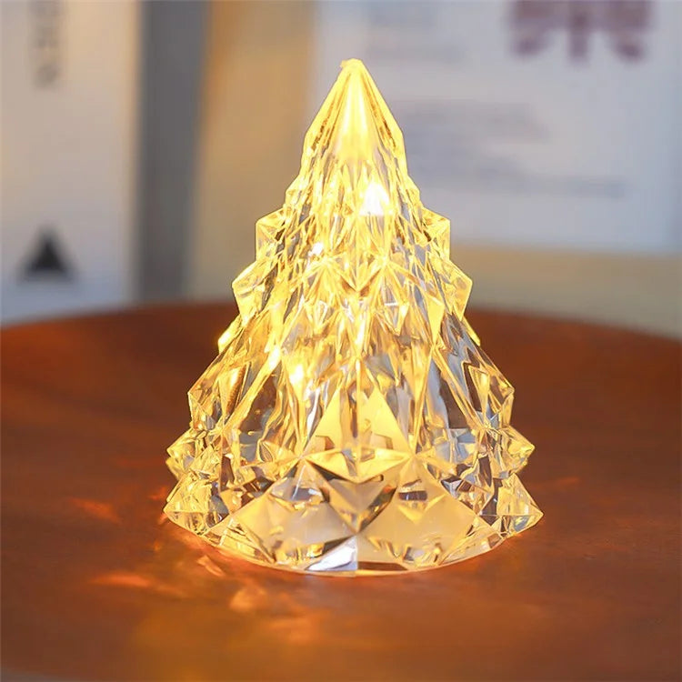 6.5x8cm Iceberg Shape LED Night Light Bedroom Bedside Desktop Ornament Atmosphere Light, Warm Light