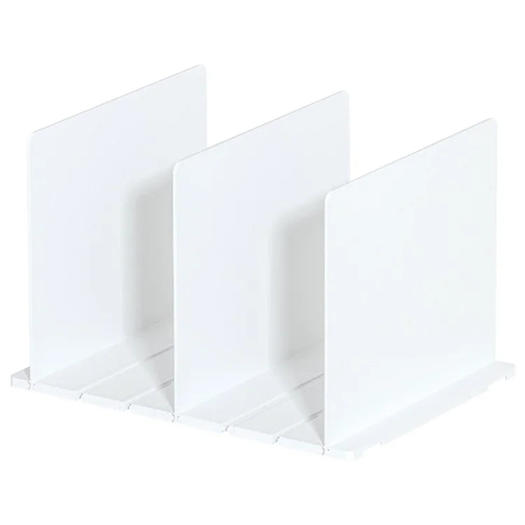 Wardrobe Closet Organizer Shelf 3 Partition Boards Plastic Handbag Storage Rack