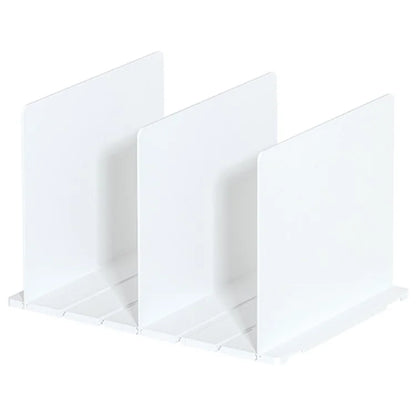 Wardrobe Closet Organizer Shelf 3 Partition Boards Plastic Handbag Storage Rack