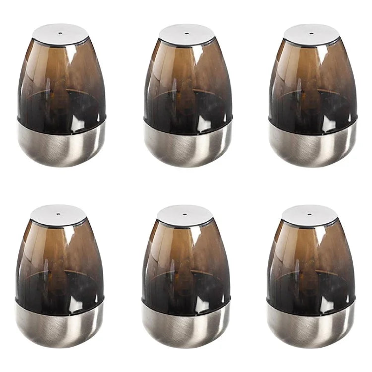 6Pcs Solar Imitation Candle LED Light Garden Yard Decorative Atmosphere Light