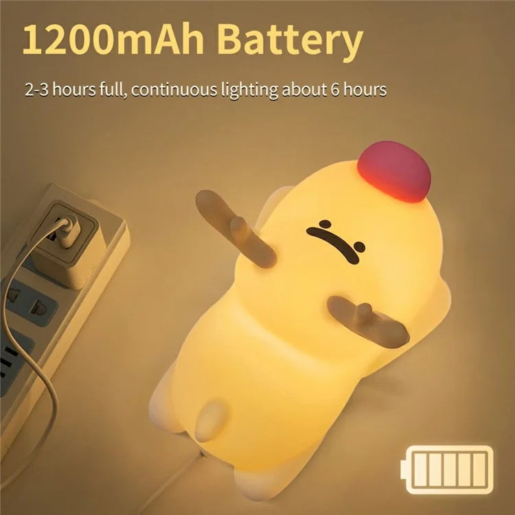 Reindeer Night Light Nursery Silicone Night Lamp Table Decorations
