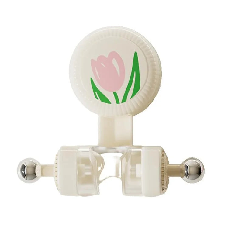 Tulip Shape Suction Cup Shower Head Holder Drill Free Wall Mount Shower Head Support
