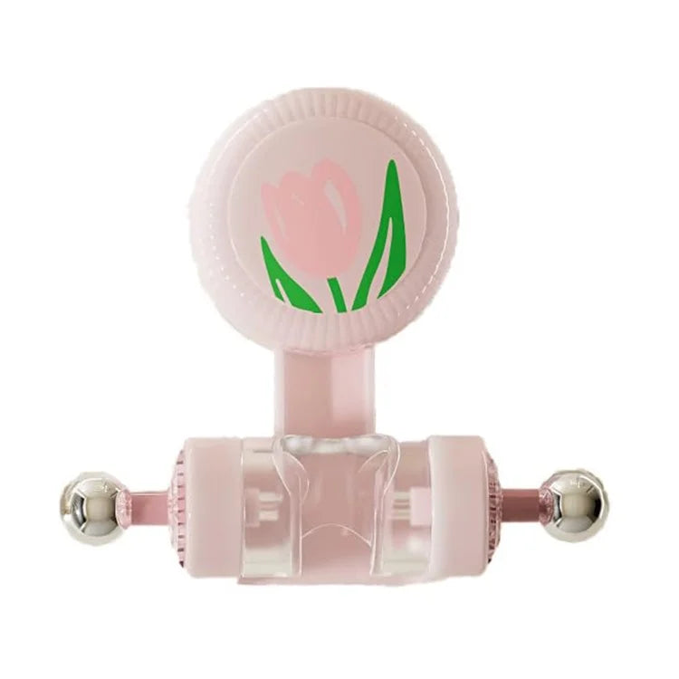 Tulip Shape Suction Cup Shower Head Holder Drill Free Wall Mount Shower Head Support