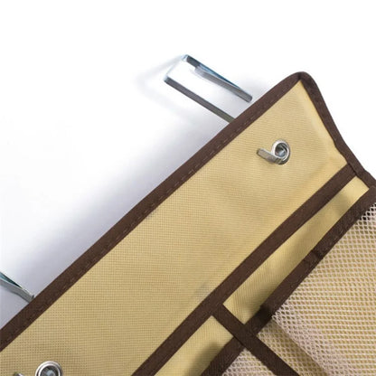 12 Pockets Over Door Shoes Organizer Non-Woven Transparent PVC Shoes Hanging Storage Bag