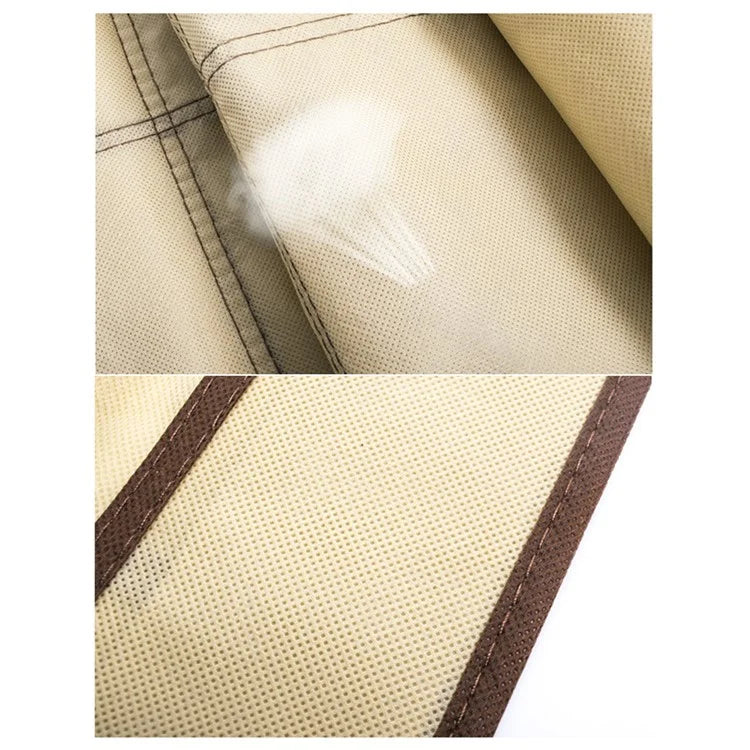12 Pockets Over Door Shoes Organizer Non-Woven Transparent PVC Shoes Hanging Storage Bag