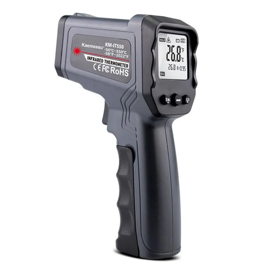 KAEMEASU KM-IT550 Dual-laser Infrared Thermometer Multifunctional Industrial Temperature Measurement Tool