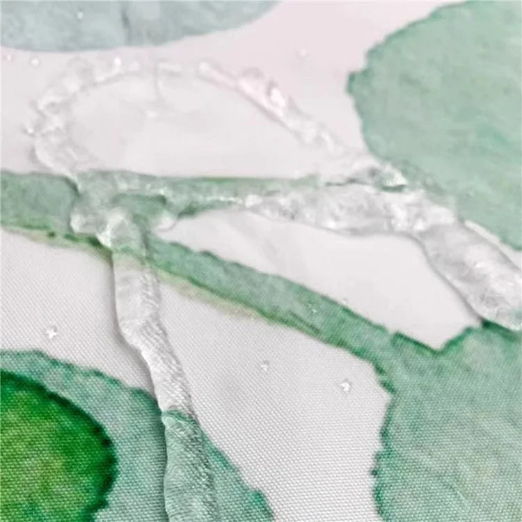 150x180cm Polyester Shower Curtains 3D Fruit Pattern Washable Bath Curtain with 12 Hooks