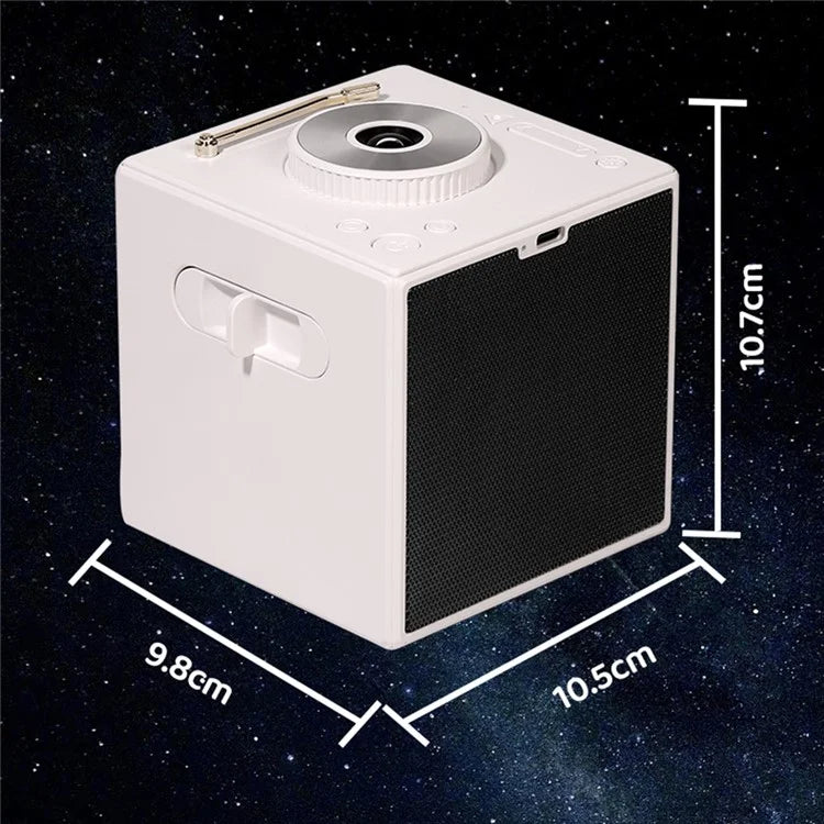 K-1206 Multi-functional Galaxy Star Projector White Noise Bluetooth Speaker