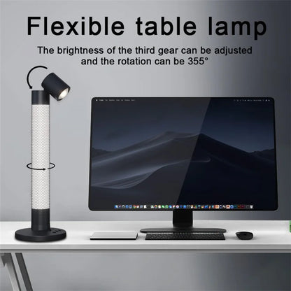 HFW-001 2-in-1 Rotatable Table Lamp Indoor Atmosphere Light App Control Student Study Lamp