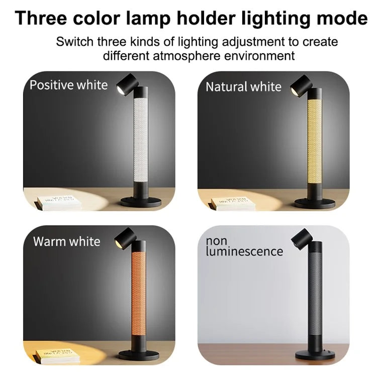 HFW-001 2-in-1 Rotatable Table Lamp Indoor Atmosphere Light App Control Student Study Lamp