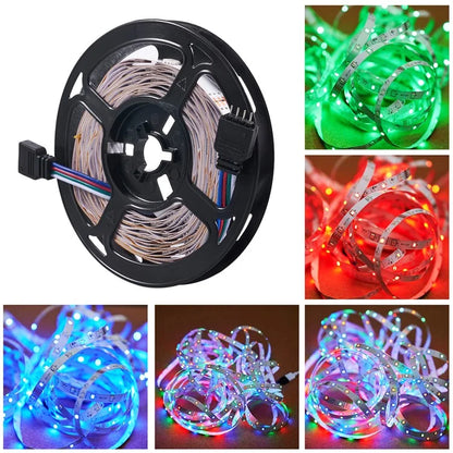 5m Tuya App Control RGB 2835 SMD Flexible 270-LED Light Strip with 24-Key Remote