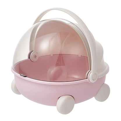 Creative Cute Cradle Desktop PP+PET Storage Box Key Snacks Toy Sundries Organizer