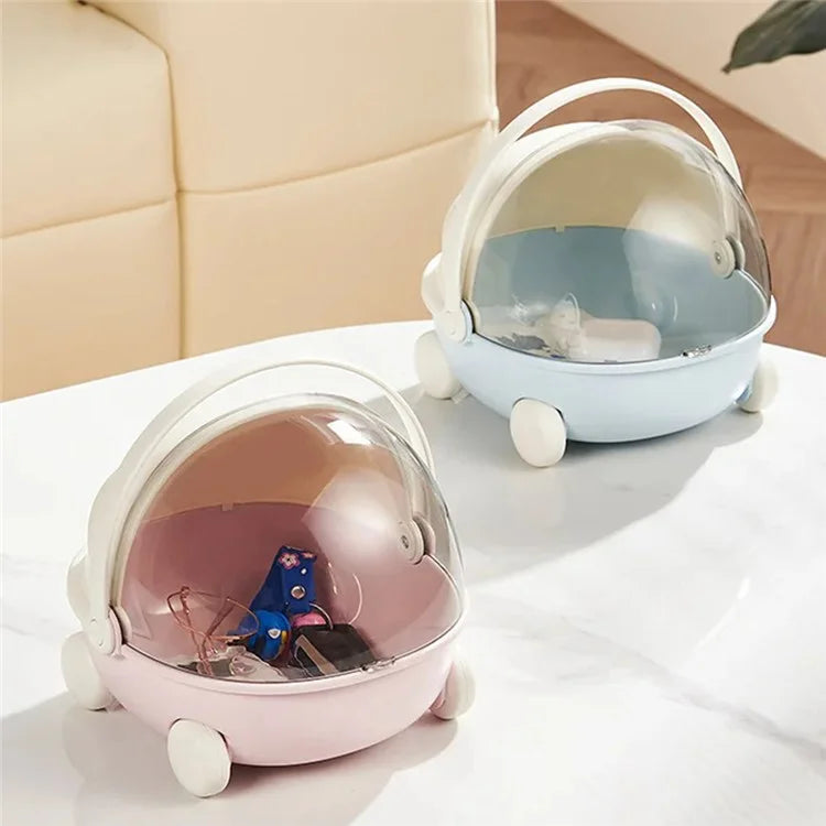 Creative Cute Cradle Desktop PP+PET Storage Box Key Snacks Toy Sundries Organizer