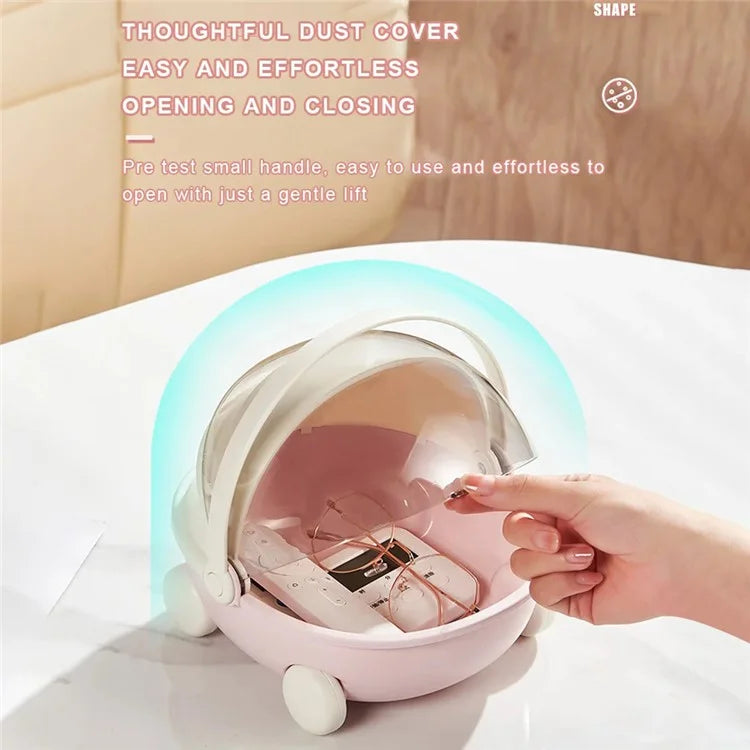 Creative Cute Cradle Desktop PP+PET Storage Box Key Snacks Toy Sundries Organizer
