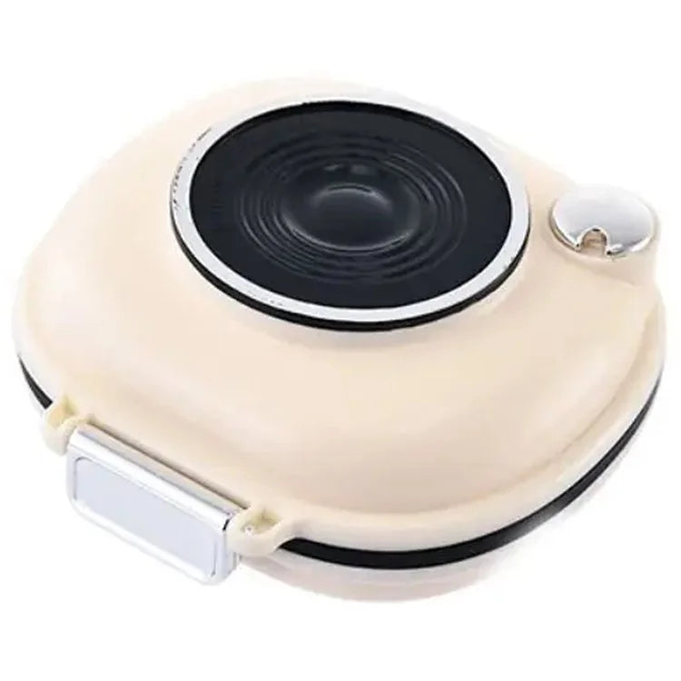 Camera Shape 7 Days Weekly Pill Dispenser Organizer Box Daily Medicine Storage Case, Size S (BPA Free, No FDA)