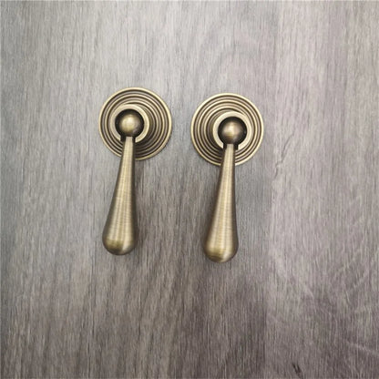 P8026 71cm New Chinese Pendant Handle Pure Brass Retro Handle Drawer Bedside Table Shoe Cabinet Wardrobe Door Handle