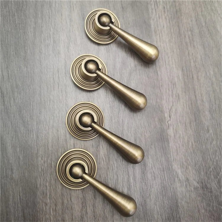 P8026 71cm New Chinese Pendant Handle Pure Brass Retro Handle Drawer Bedside Table Shoe Cabinet Wardrobe Door Handle