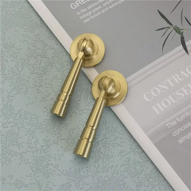 P8001-60 60mm New Chinese Handle Pure Brass Solid Small Cabinet Drawer Door Handle