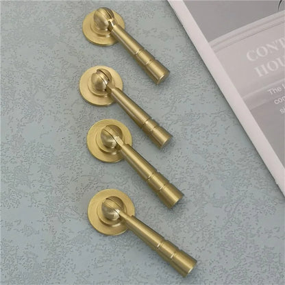 P8001-60 60mm New Chinese Handle Pure Brass Solid Small Cabinet Drawer Door Handle