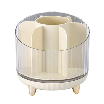 Makeup Organizer Rotating Brush Holder Clear Cosmetic Organizer Storage Display Box