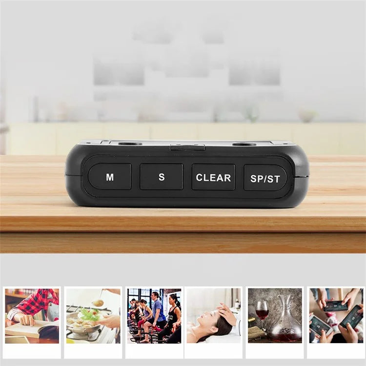FY501 100-minute Countdown Timing LED Digital Display Kitchen Timer Homework Learning 3 Gear Volume Timer