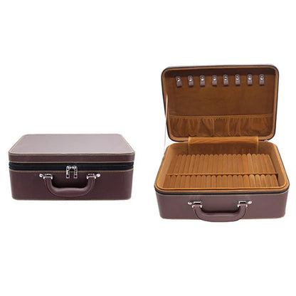 XSC-024 PU Leather Bracelet Storage Box 40 Slots Bangle Storage Case