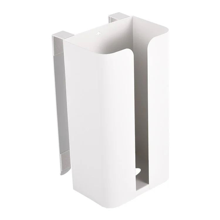 Cabinet Door Hanging Tissue Dispenser Box Carbon Steel Tissue Paper Storage Rack