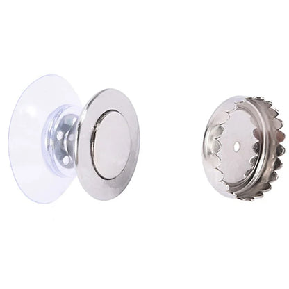 Suction Cup Wall-Mounted Soap Rack Stainless Steel Magnetic Soap Holder Drain Rack