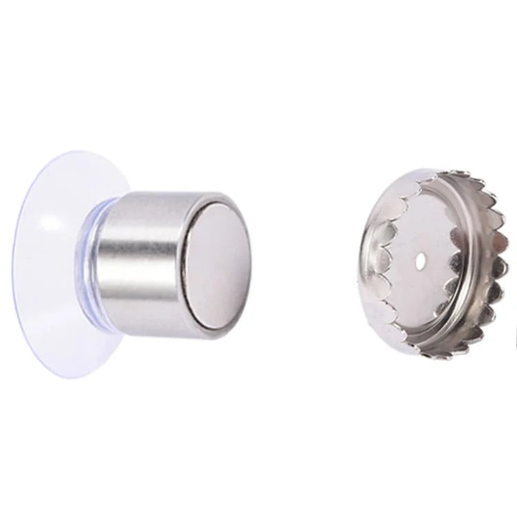 Suction Cup Wall-Mounted Soap Rack Stainless Steel Magnetic Soap Holder Drain Rack