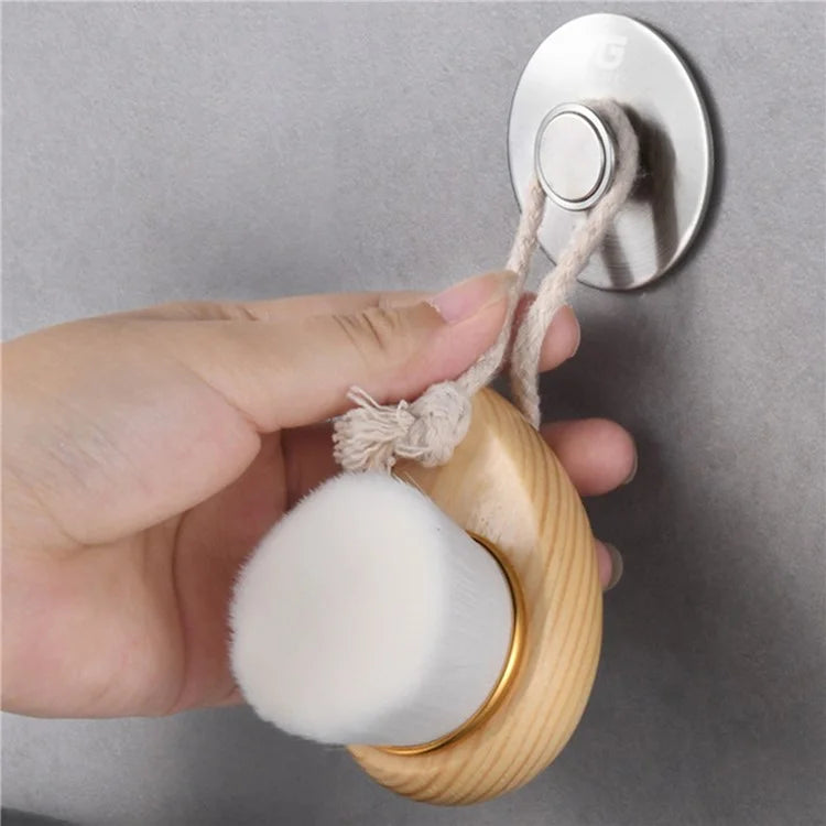 Adhesive Wall-Mounted Soap Rack Stainless Steel Magnetic Bathroom Soap Holder