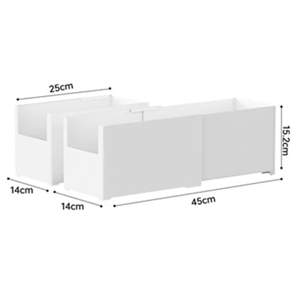 TY-32013 Retractable PS Storage Bins Boxes Containers for Closet Kitchen Pantry