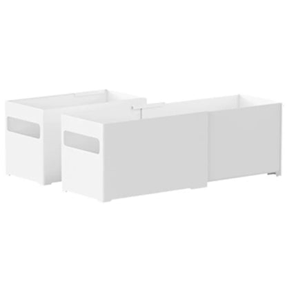 TY-32014 Handle Drip Design PS Retractable Organizer Bin Kitchen Storage Box for Closet