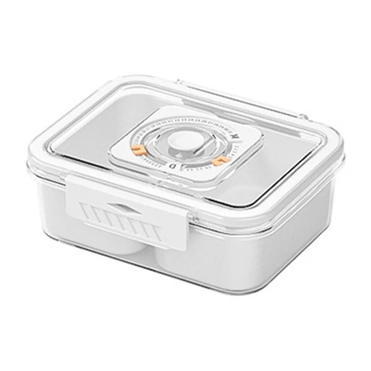TY-90022 Airtight Food Storage Box with Timer PET+PP Spices Container, Size S (BPA-Free, No FDA)