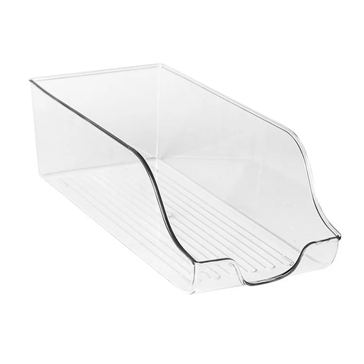 TY-9046 Refrigerator Beverage Can Storage Box Transparent PET Container (BPA Free, No FDA)