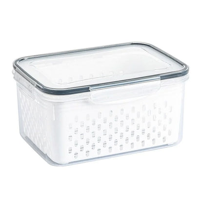 TY-30001 850ML Refrigerator Food Organizer Clear PP Container Bin Basket (BPA-Free, No FDA)